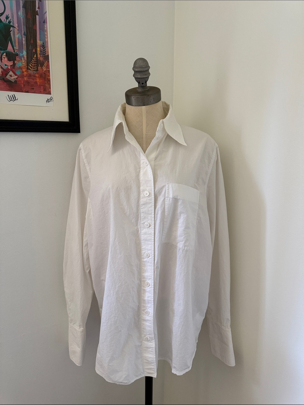 COS Classic White Button-Up Shirt